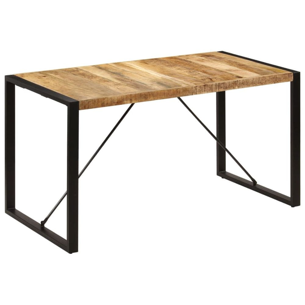 Vidaxl Jedálenský stôl z mangovníkového dreva 140x70x75 cm